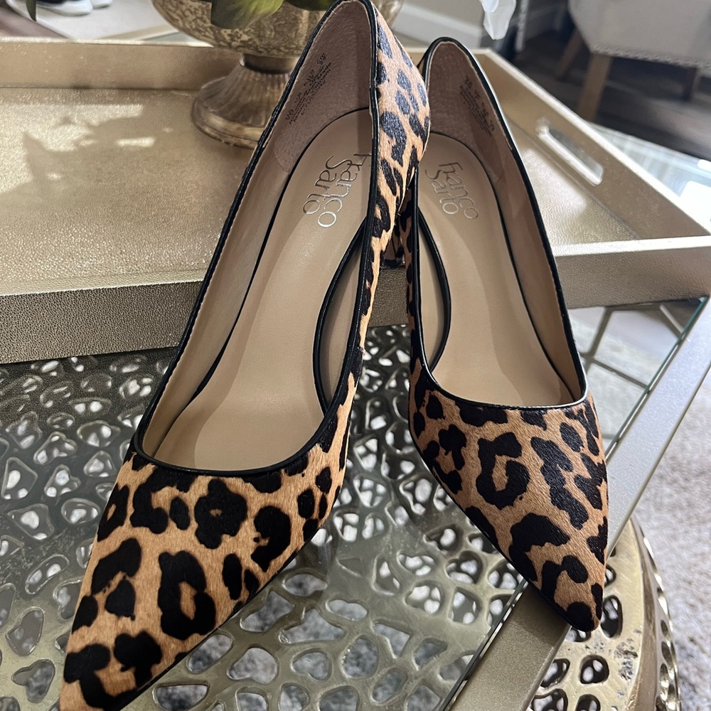 Franco Sarto Leopard Pump Shoe
